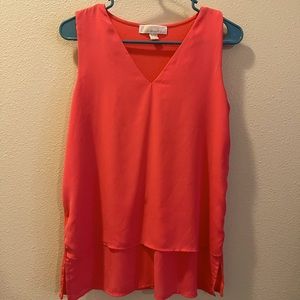Michel Kors pink salmon blouse